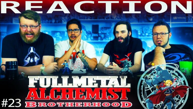 Full Metal Alchemist Brotherhood 23 REACTION