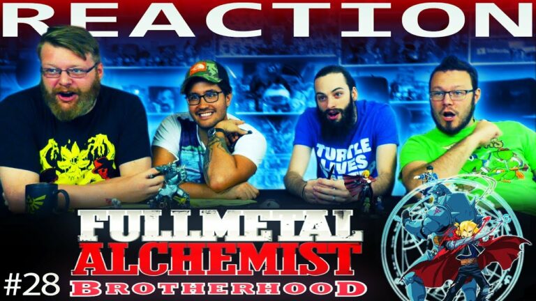 Full Metal Alchemist Brotherhood 28 REACTION