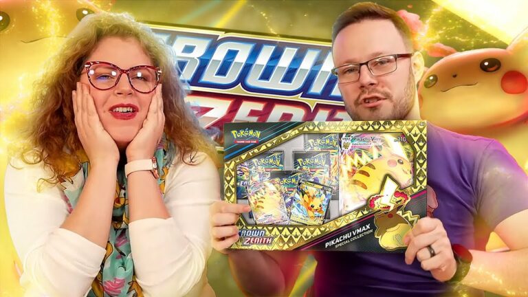 Unbox a Pikachu V Box with us! Will we pull any of our Crown Zenith chase cards?