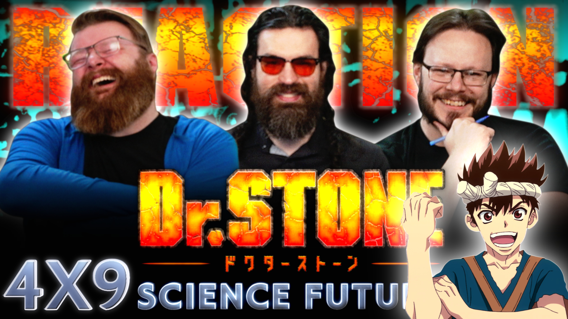 Dr. Stone 4×9 Reaction