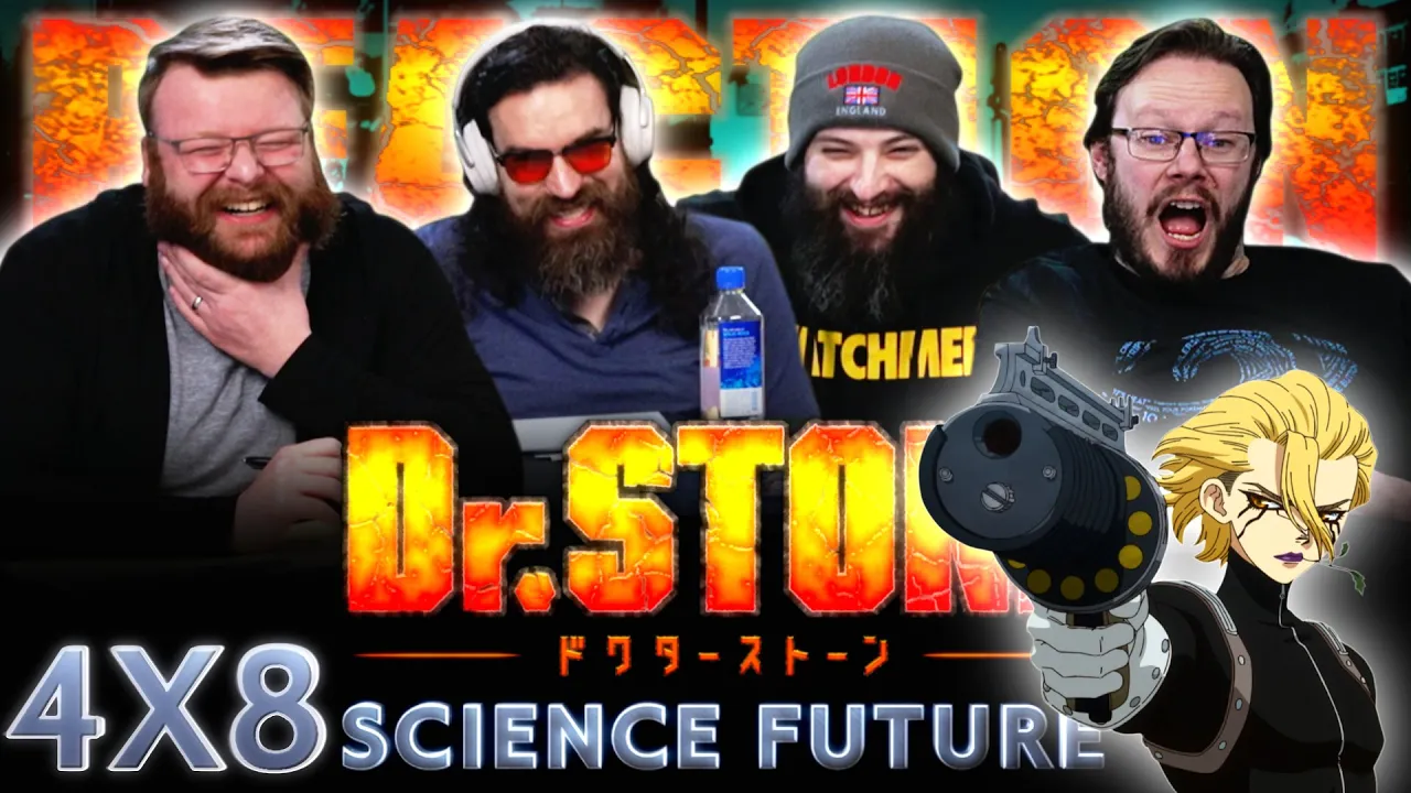 Dr. Stone 4×8 Reaction